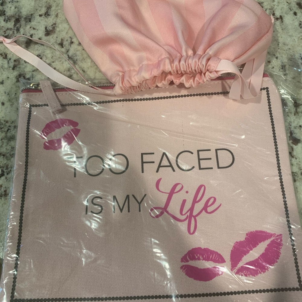 Too Faced make up bag